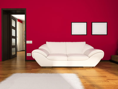 Interior Painting Woodstock painters beautiful red accent wall