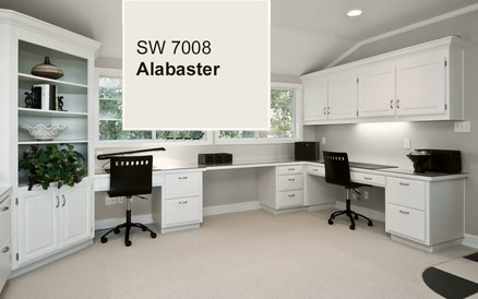 Sherwin Williams Alabaster Paint Color 2016